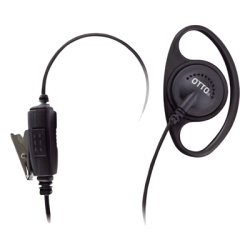 OTTO E1-ET2KA131 Microfono-Audifono tipo Anillo Cable con 40 lbs de Resistencia. KENWOOD NX-340/320/420 TK-3230/3000/3402/3312/3360/3170