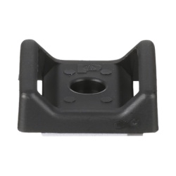 PANDUIT ABMT-A-C20 Sujetador Para Cable con Adhesivo 28.5 x 28.5 mm (1.12 in x 1.12 in) Color Negro Paquete de 100pz