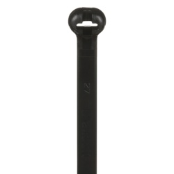 PANDUIT BT9LH-C0 Cincho de Nylon 6.6 Dome-TopÂ® Con Lengueta de Bloqueo de Acero Inoxidable 780 mm largo x 7mm ancho Color Negro Exterior Resistente a Rayos UV Paquete de 100pz