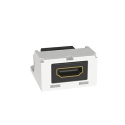 PANDUIT CMHDMIAW Modulo Acoplador HDMI 2.0 Hembra a Hembra Tipo-A Categoria 2 Mini-Com Color Blanco Artico
