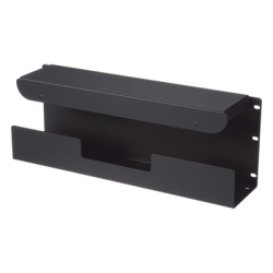 PANDUIT CMLT19 Accesorio Pasacables Para Rack Estandar de 19 in 4 UR Capacidad de 260 Cables Cat6 4.5 in de Profundidad Color Negro