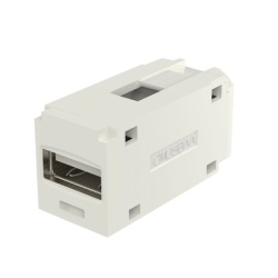 PANDUIT CMUSBAAIW Modulo Acoplador USB 2.0 Hembra a Hembra Tipo Mini-Com Color Blanco Mate