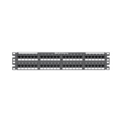 PANDUIT DP48688TGY Panel de Parcheo de Impacto (110) Plano Categoria 6 de 48 Puertos 2UR
