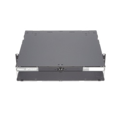 PANDUIT FCE2U Panel de Distribucion de Fibra Optica Acepta 8 Placas FAP o FMP Bandeja Deslizable e Inclinable Hacia Abajo Hasta 192 Fibras Color Negro 2UR