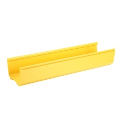 PANDUIT FR6X4YL2 Canaleta FiberRunner? 6X4 de PVC Rigido Color Amarillo 2 m de Largo