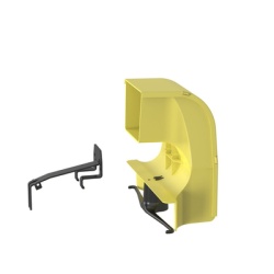 PANDUIT FRSPJ4X4LYL Bajada Para Canaleta FiberRunner? Uso con Medidas 4x4 6X4 12X4 o 24X12 Con Reduccion a 4X4 Color Amarillo