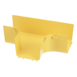PANDUIT FRT4X4LYL Accesorio en T Horizontal Con Angulos a 90Âº Para Canaletas FiberRunner? 4X4 Color Amarillo