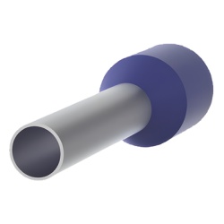 PANDUIT FSD80-12-D Ferrule Aislado PAN-TERM para Cable 14 AWG Largo 12mm DIN Color Azul. Paquete 500 Piezas