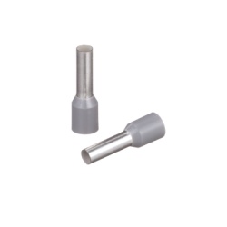 PANDUIT FSD81-10-D Ferrule Aislado PAN-TERM para Cable 12 AWG Largo 17.5mm DIN Color Gris. Paquete 500 Piezas