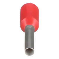 PANDUIT FSD83-12-C Ferrule Aislado PAN-TERM para Cable 8 AWG Largo 12mm DIN Color Rojo. Paquete 100 Piezas