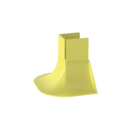 PANDUIT FTR2X2LYL Accesorio de Control de Radio de Curvatura Para Bajadas de Cable con Canaletas FiberRunner 2x2 Color Amarillo