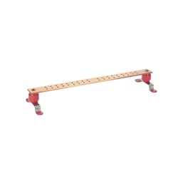 PANDUIT GB2A18I Barra de Conexion a Tierra StructuredGround? para Telecomunicaciones y Centro de Datos de 1/4" Grosor X 2" Ancho X 24" Largo.