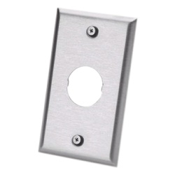 PANDUIT IAEFP1 Placa de Pared IndustrialNet? Para 1 Conector Industrial de Acero Inoxidable