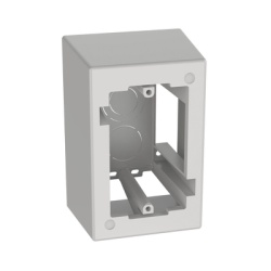 PANDUIT JB1DWH-A Caja de Pared Superficial de 1 Pieza Uso Universal con Placas de Pared con Cinta Adhesiva Color Blanco