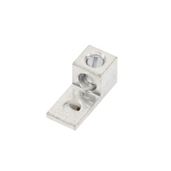 PANDUIT LAMA2-14-QY Conector Mecanico de Aluminio de Un Orificio y Un Barril para Cable de 14 a 2 AWG. 1 Pieza