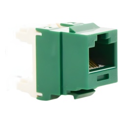 PANDUIT NK688MGR Conector Jack Estilo 110 (de Impacto) Tipo Keystone Categoria 6 de 8 Posiciones y 8 Cables Color Verde - Img 3