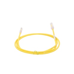 PANDUIT NK6PC5YLY Cable de Parcheo UTP Categoria 6 con Plug Modular en Cada Extremo - 1.5 Metros (4.92 Pies) - Amarillo