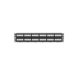 PANDUIT NKFP48Y Panel de Parcheo Modular / 48 Puertos / 2UR / 19 Ancho / Acero Inoxidable y ABS / ROHS