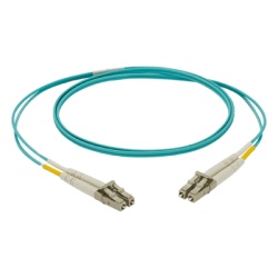PANDUIT NKFPZ22LLLSM002 Jumper de Fibra Optica Multimodo 50/125 OM4 LC-LC Duplex LSZH Color Aqua 2 Metros