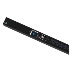 PANDUIT P16D20G PDU G6 Monitoreable (MI) para Distribucion de Energia Enchufe de Entrada NEMA 5-15P Con 16 Salidas NEMA 5-20R de Instalacion Vertical 120 Vca 15 Amp