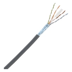 PANDUIT PFL6X04BL-CEG Bobina de Cable Blindado F/UTP de 4 Pares Cat6A Soporte de Aplicaciones 10GBase-T LSZH (Libre de Gases Toxicos) Color Negro Para Interior 305 Metros (1000 Pies)