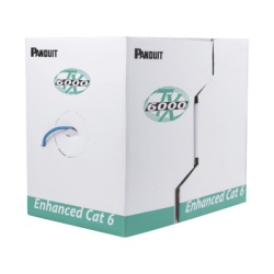 PANDUIT PUC6004GR-ME Bobina de Cable UTP 305 Metros (1000 Pies) de Cobre TX6000? PanNet Reelex Verde Categoria 6 Mejorado (23 AWG) PVC (CM) de 4 Pares