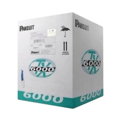 PANDUIT PUL6004WH-FE Bobina de Cable UTP 305 m. de Cobre TX6000? PanNet Reelex Blanco Categoria 6 Mejorado (23 AWG) LSZH (Bajo Humo Cero Halogenos) de 4 pares