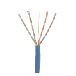 PANDUIT PUP6C04BU-WZ Bobina de Cable UTP 305 Metros (1000 Pies) de Cobre TX6000? PanNet Azul Categoria 6 (24 AWG) CMP (Plenum) de 4 Pares