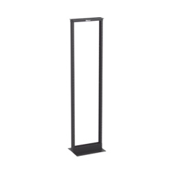 PANDUIT R2P Rack de Dos Postes Estandar de 19 in Rieles Numerados y Roscados #12-24 Fabricado en Aluminio 45 Unidades de Rack Color Negro