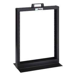 PANDUIT R2P26 Rack de Dos Postes Estandar de 19 in Rieles Numerados y Roscados #12-24 Fabricado en Aluminio 13 Unidades de Rack Color Negro