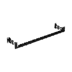 PANDUIT SRBBRWC-KIT Barra para Aliviar Tension o Peso Atras de Patch Panel Para 24 Cables Con Clips Ajustables Color Negro