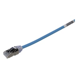 PANDUIT STP28X3MBU Patch Cord Cat6A / 28 AWG / S/FTP / CM/LS0H / 3 m (9.8 ft) / 500 MHz / PoE Tipo 3 y 4
