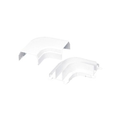 PANDUIT T45RAIW Curva de radio controlado para uso con canaleta T45 Material PVC Rigido Color Blanco Mate