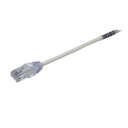 PANDUIT UTP28SP11 Cable de Parcheo TX6 UTP Cat6 Diametro Reducido (28AWG) Color Blanco Mate 3.35 Metros (11 Pies)