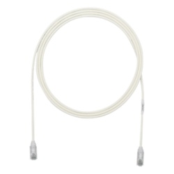 PANDUIT UTP28SP2 Cable de Parcheo TX6 UTP Cat6 Diametro Reducido (28AWG) Color Blanco Mate 2 ft.