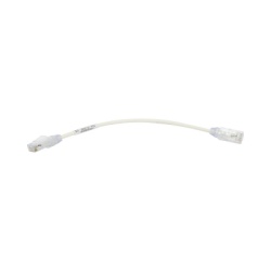 PANDUIT UTP28SP8IN Cable de Parcheo TX6 UTP Cat6 Diametro Reducido (28AWG) Color Blanco 20.32 cm (8 Pulgadas)
