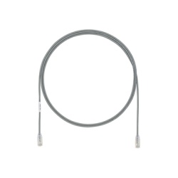 PANDUIT UTP28X20GY Cable de Parcheo UTP Cat6A CM/LSZH Diametro Reducido (28AWG) Color Gris 6.1 Metros (20 Pies)
