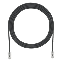 PANDUIT UTP28X6BL Cable de Parcheo UTP Cat6A CM/LSZH Diametro Reducido (28AWG) Color Negro 6 ft.