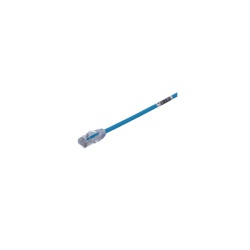 PANDUIT UTP28X7BL Cable de Parcheo UTP Cat6A CM/LSZH Diametro Reducido (28AWG) Color Negro 2.13 Metros (7 Pies)