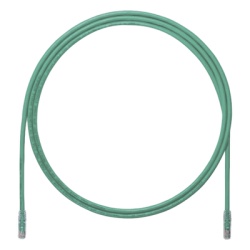 PANDUIT UTP6AX2GR Cable de Parcheo UTP Cat6A 24 AWG CM Color Verde 0.61 Metros (2 Pies)