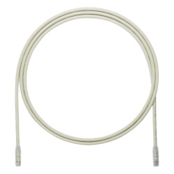 PANDUIT UTP6AX3GY Cable de Parcheo UTP Cat6A 24 AWG CM Color Gris 0.91 Metros (3 Pies)