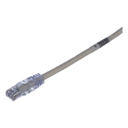PANDUIT UTPSP1Y Cable de Parcheo TX6 UTP Cat6 24 AWG CM Color Blanco 0.3 Metros (1 Pie)