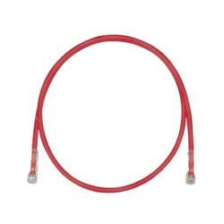 PANDUIT UTPSPL8MRDY Cable de Parcheo TX6 UTP Cat6 24 AWG LSZH Color Rojo 8 Metros (26.25 Pies)