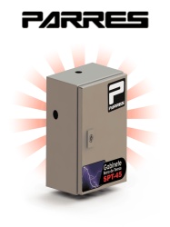 Parres PAR3230021 PARRES GBTPGSPT-45 Gabinete para tierra fisica POWER GROUND BARRA DE TIERRAS SPT-45 / 30cm x 20cm x 15cm /Acero al carbon pintura electrostatica. Con barra de conexion con opresores