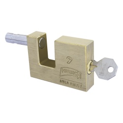 PHILLIPS-ASSA ABLOY MX111 Candado para Cortina Metalica # 9 / Llave PH-52 para 5 pernos de combinacion / Cuerpo de Laton.