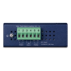 PLANET IPOE-171-95W Inyector Industrial Multi-Gigabit 802.3bt PoE++ / 95W / 2 Puertos RJ45 / 10M/100M/1G/2.5G/5Gbps / IP30 / -40 a 75°C / Montaje en Riel DIN o Pared - Img 3