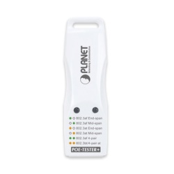PLANET POE-TESTER+ Probador Power Over Ethernet Compacto para Estandares IEEE 802.3af/at/bt