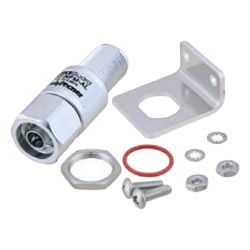 POLYPHASER GT-NFM-AL Protector RF Coaxial de Tubo de Gas Para DC a 6 GHz Con Conectores N Hembra y N Macho Garantia de 10 Anos
