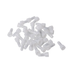 PRECISION PST-C040-01 Bolsa con 250 Terminales tipo Campanas / Capuchon para empalme final de cable calibre 14-22Awg