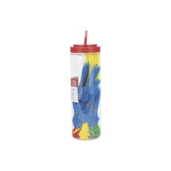 PRECISION PST-C05-002 Kit de 1000 Cinchos Plasticos de 4 Diferentes Medidas y Colores